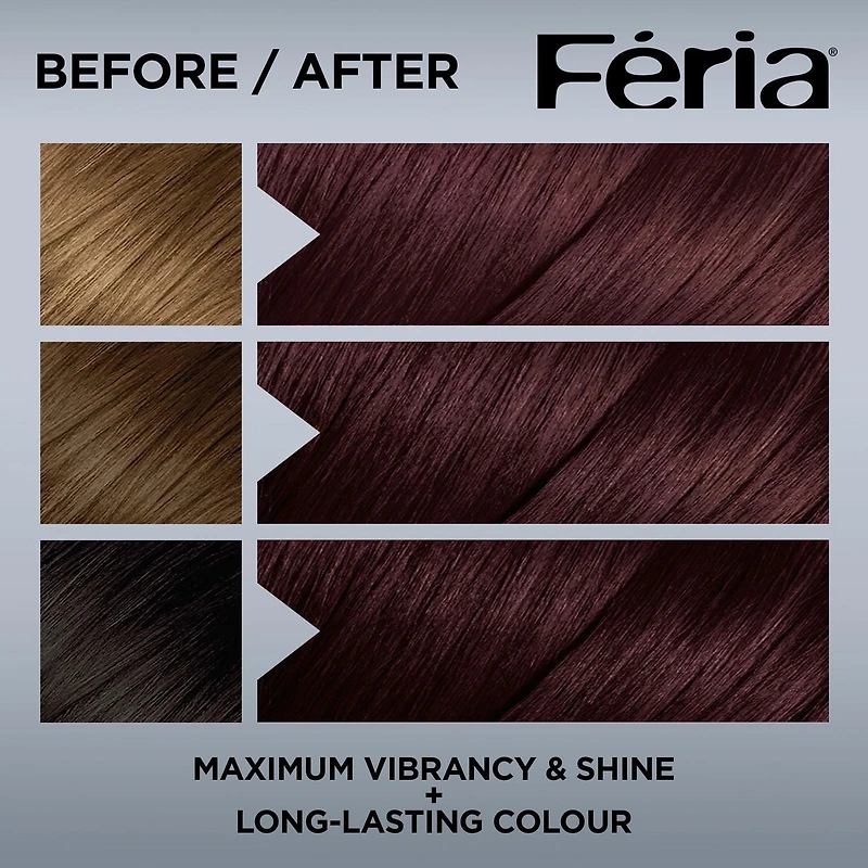 L'Oréal Paris Feria, Permanent Hair Dye, 1 Application