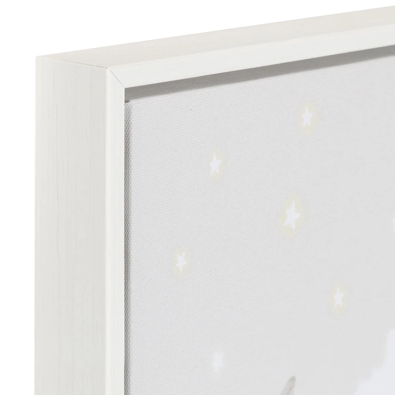 DesignOvation Peekaboo and Clouds 2 Pack 12"x16"Framed Canvas Art Print by July Art Prints, 16in H x 12in W x 1.38in D