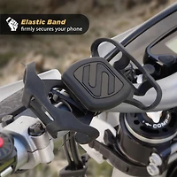 Scosche MBM2SM Magnetic Handlebar Phone Mount w/Elastic Bands
