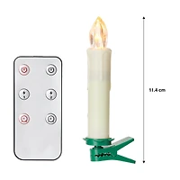 Fraiche Clip-On Candle Lights 10-Pack, 10 clip candles