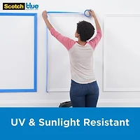 Ruban pour peintres pour surfaces multiples pour lignes de démarcation nettes ScotchBlue(MC) 36 mm x 54,8 m