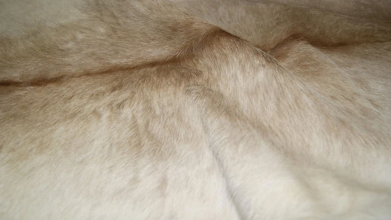 H-Natural Calfskin Rug