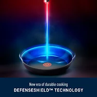 T-fal Stone Shield 5 Qt / 11.8" Jumbo Cooker with DefenseShield™ Technology, 6-Multilayer construction, robust stone texture, dishwasher and oven-safe