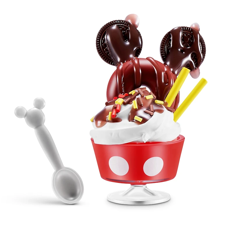 Mini Brands Create Disney Snacks Série 1 Capsule de ZURU, Mini objets de collection sous licence, emballage mystère aveugle, bricolage, artisanat, jeu de résine, nouveauté, collectionneurs, 8+