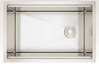 American Imaginations 32-in. W CSA Approved Stainless Steel Kitchen Sink With 2 Bowl And 16 Gauge AI-29296