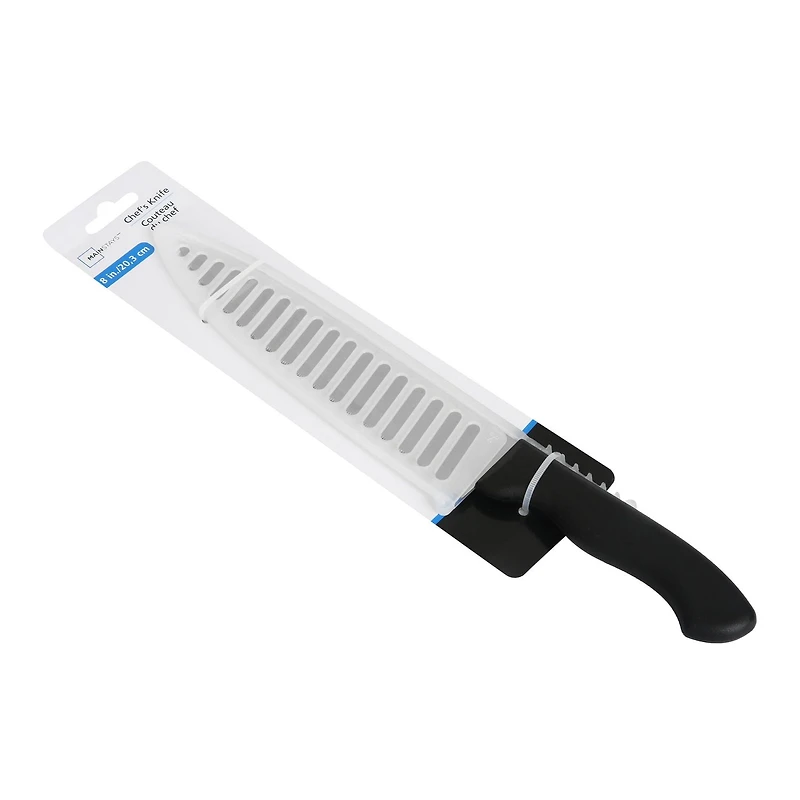 Couteau de cuisine Mainstays en acier inoxydable de 8 po Couteau en acier inoxydable MS