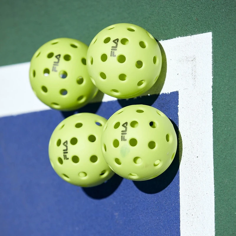 Fila Pickleballs d'intérieur 4Pk-CitronV