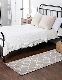 Tapis Lavable ECARPET Géométrique pour Chambre, Salon, Chambre d'Enfant
