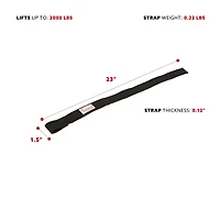 Sunny Health & Fitness Lifting Straps with Neoprene Padding, 2000 lb (900 kg) Weight Capacity Heavy Duty Workout