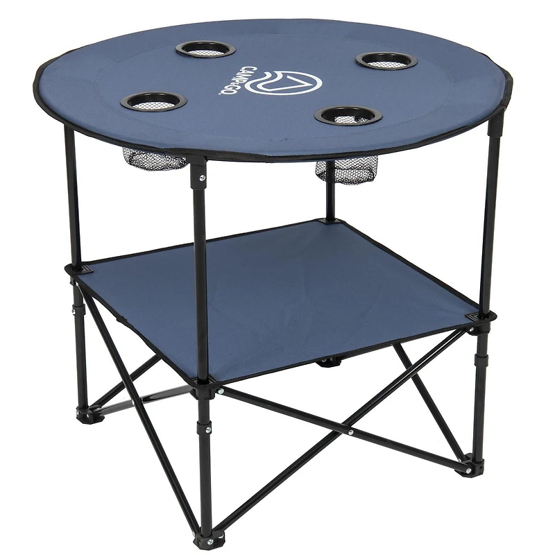 Table ronde portable en matériau d'env. 71 cm (28 po.)