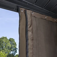 Sojag Sanibel 10 x 10 x 7 ft Dark Brown Polyester Curtains