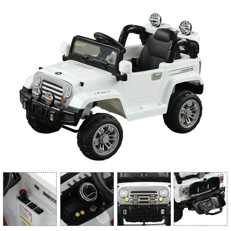 Aosom 12V Kids Electric Ride On Car with Remote Control