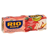 Rio Mare Solid Light Tuna in Olive Oil with Italian Chilli