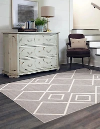 ECARPET Washable Geometric Area Rug & Runner for Living Room, Bedroom, Kitchen, Hallway