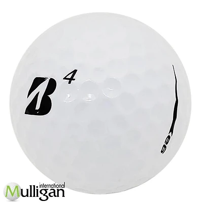 Mulligan - 12 Bridgestone e6 (B) 4A Recycled Used Golf Balls, White