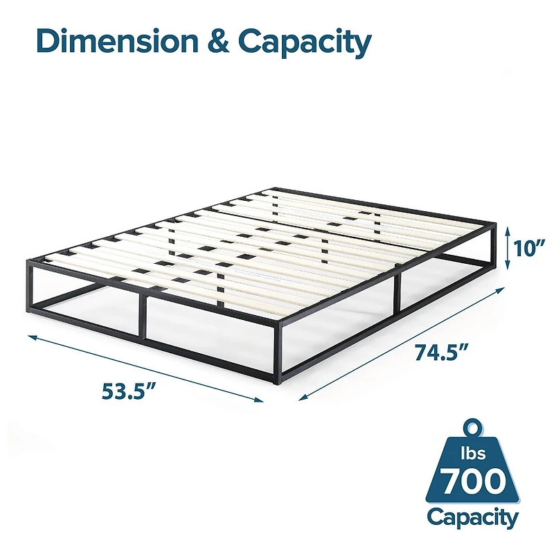 Zinus Joseph 10 inch Metal Platform Bed Frame