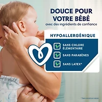 Couches pour bébés Pampers Pure, taille 2 ( à [12 lb à 18 lb]), jusqu’à 100 % sans fuites, couches douces hypoallergéniques haut de gamme