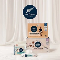 Couches de Luxe de Millie Moon, Taille 1, 108 unités