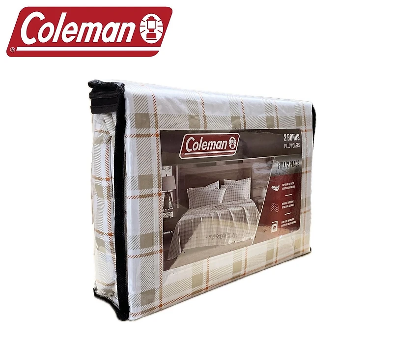 Ensemble de draps en microfibre imprimé Coleman