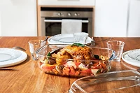 Duralex Ovenchef Cocotte Réversible 35 x 22cm 6.7L 2 pièces