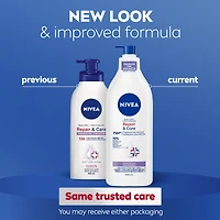 NIVEA Repair & Care Fragrance Free Body Lotion for Very Dry, Itchy Skin, 500 mL, 500ml