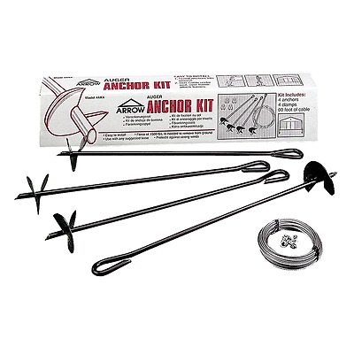 Arrow Grey Earth Anchor (Auger And Cable)