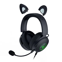 Razer Kraken Kitty Edition V2 Pro - Casque filaire RGB avec oreilles interchangeables pour PC