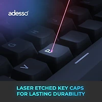 Clavier mécanique compact RGB Multi-OS Adesso EasyTouch 1200 avec CoPilot AI