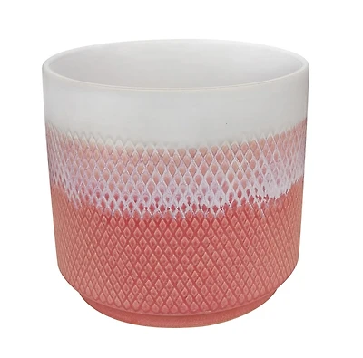 Cache-pot losangé ombré de 15,2 cm