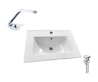 DROP Bath and Kitchen DR091419 Bathroom Vanity Top Set