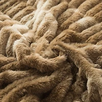 Hometrends Reversible Faux Fur Throw, Super stylish & warm