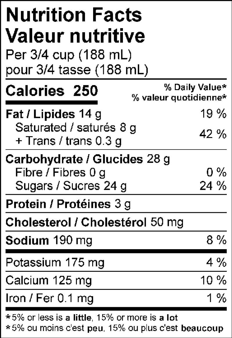Truffe au caramel salé 1.5 Litre
