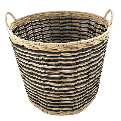 grand panier noir / beige