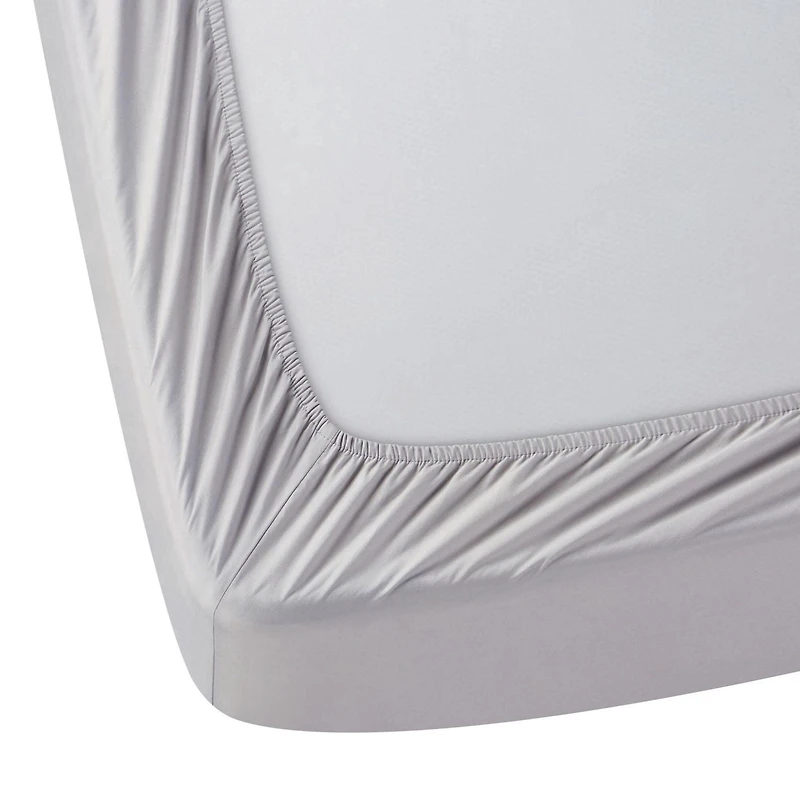 Hometrends 300 TC Brushed Percale Fitted Sheet