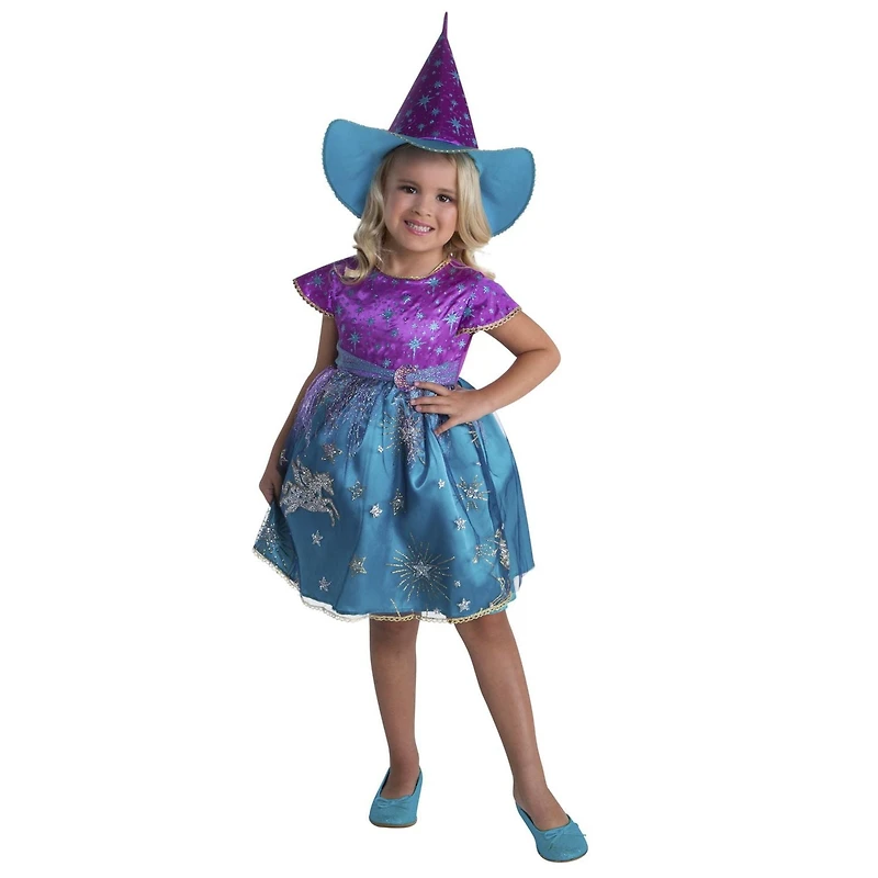 Costume de sorcière étoilée pour tout-petits 3T-4T