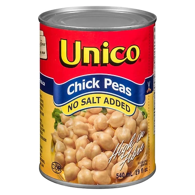 Unico No Salt Added Chick Peas, Unico No Salt Added Chick Peas 540 mL
