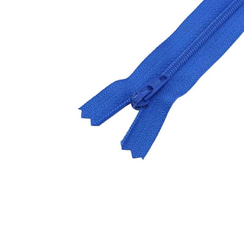 UNIQUE CREATIV All‑Purpose Closed‑End Zipper, 40 cm, Victoria Blue, ZIPPER - 40CM VBLUE