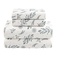 Ensemble de draps en flanelle des Fêtes