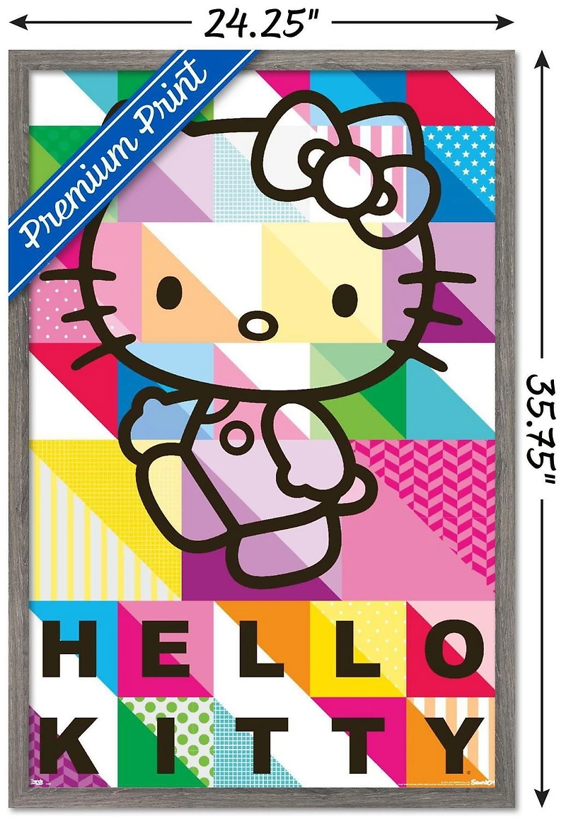 Hello Kitty - Patterns Wall Poster, 22.375" x 34"