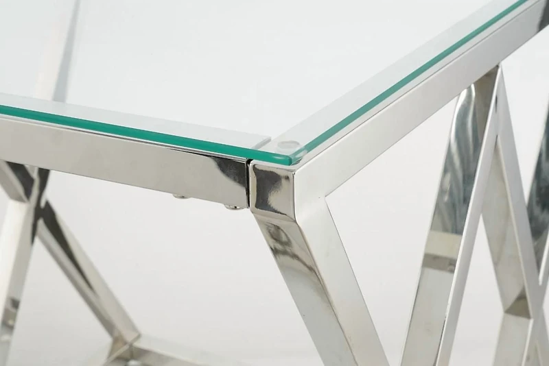 Zyrille Coffee Table, Silver