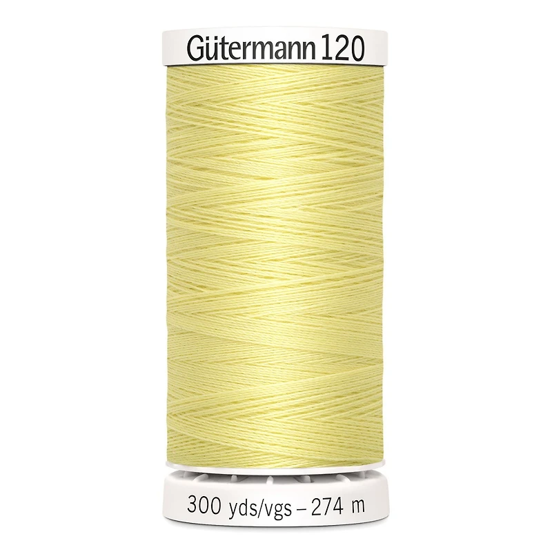 Fil tout usage Gutermann 120 à 100 % polyester 274 m/300 vgs