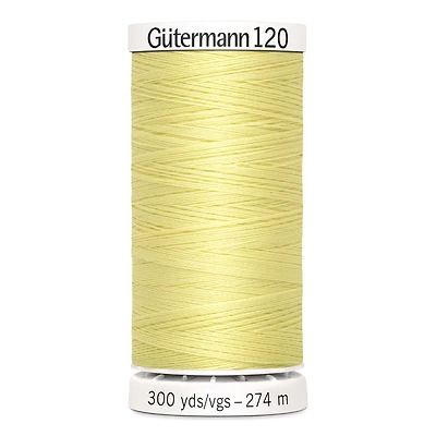 Fil tout usage Gutermann 120 à 100 % polyester 274 m/300 vgs