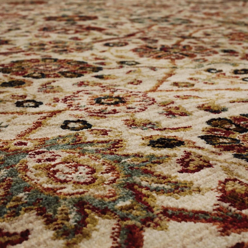 Mohawk Home Radnor Cream Woven Polyester Area Rug