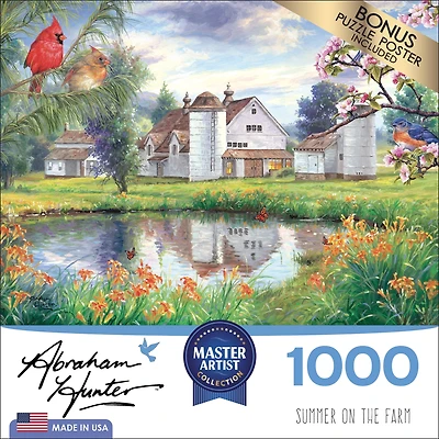ABRAHAM HUNTER 1000 PC Puzzle Summer Farm