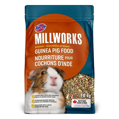 Topcrop Millworks Nourriture de haute qualite pour cochons d'inde 1,8 kg