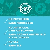 Tom’s of Maine Whiten Plus Deep Clean Whitening Toothpaste, Natural Whitening Toothpaste with Plant-Based Cleansers, Enamel Safe Formula, Whitens Without Causing Sensitivity, Peppermint, 113 g