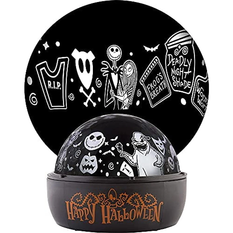 Halloween Lightshow Projection-Tabletop ShadowLights-Nightmare Before Christmas-Disney (White)