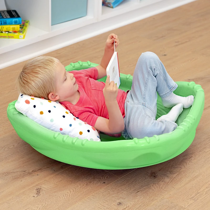 Simplay3 Rock and Spin Sensory Wobble Disk XL, Climbing Dome for Toddlers and Kids Rocking and Climbing, Indoor/Outdoor, Ages 2-12 Years Lime Sherbert X-Large