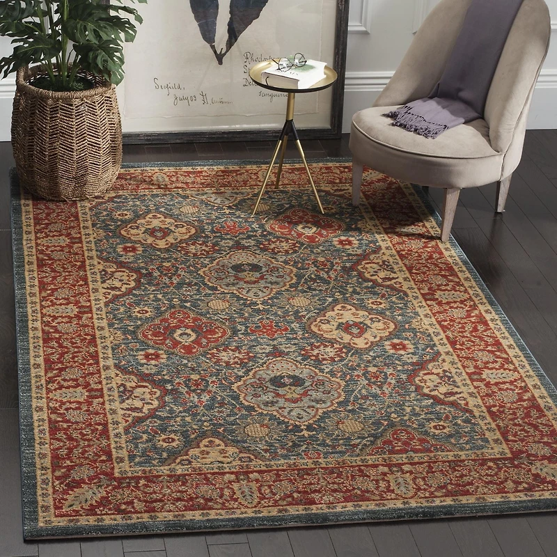 Safavieh Mahal Napier Floral Bordered Area Rug