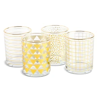 Verres à thym et pierres de table, 11 oz, ensemble de 4 pièces ustensiles de bar